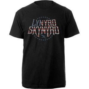 Lynyrd Skynyrd: Stars & Stripes - Black T-Shirt