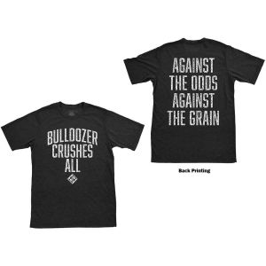Machine Head: Bulldozer (Back Print) - Heather Grey T-Shirt