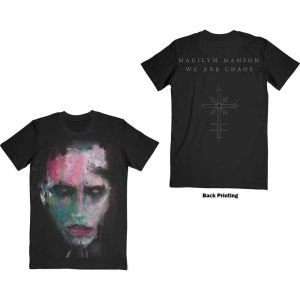 Marilyn Manson: We Are Chaos (Back Print) - Black T-Shirt