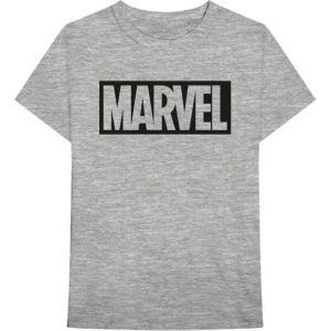 Marvel Comics: Logo - Grey T-Shirt