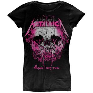 Metallica: Wherever I May Roam - Ladies Black T-Shirt
