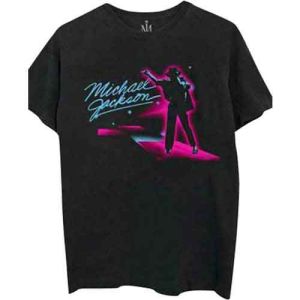 Michael Jackson: Neon - Black T-Shirt
