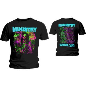 Ministry: Trippy Al (Back Print) - Black T-Shirt