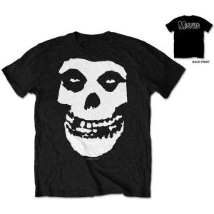 Misfits: Classic Fiend Skull (Back Print) - Black T-Shirt