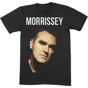 Morrissey: Face Photo - Black T-Shirt