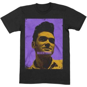 Morrissey: Purple & Yellow - Black T-Shirt