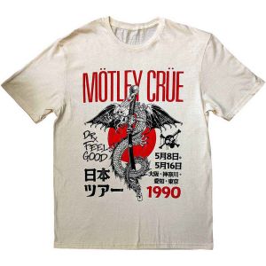 Motley Crue: Dr. Feelgood Japanese Tour '90 - Natural T-Shirt