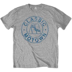 Motown Records: Classic Circle - Marl Grey T-Shirt