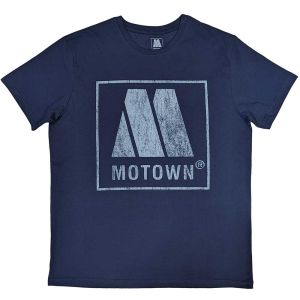 Motown Records: Vintage Logo - Denim Blue T-Shirt