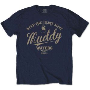 Muddy Waters: Keep The Blues Alive - Navy Blue T-Shirt