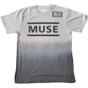 Muse: Logo (Dip Dye, Dye Wash) - White T-Shirt