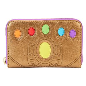 Loungefly Marvel: Shine Thanos Gauntlet Zip Around Wallet