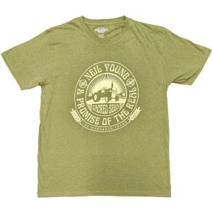 Neil Young: Tractor Seal - Green T-Shirt