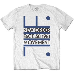 New Order: Movement - White T-Shirt