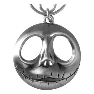 Nightmare before Christmas: Jack Head with Bow Metal Keychain