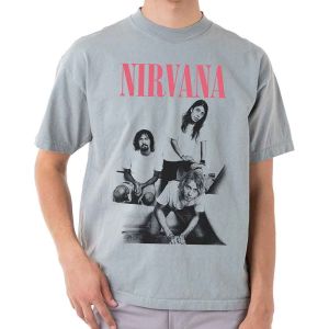 Nirvana: Bathroom Photo - Grey T-Shirt