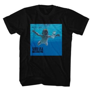 Nirvana: Nevermind Album - Black T-Shirt