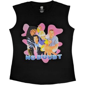 No Doubt: Horns - Black Ladies Tank T-Shirt