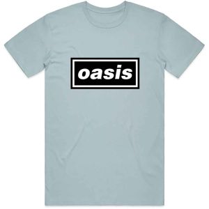 Oasis: Decca Logo - Light Blue T-Shirt