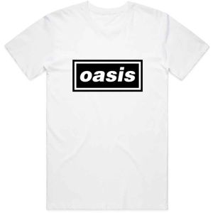 Oasis: Decca Logo - White T-Shirt