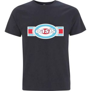 Oasis: Oblong Target - Navy Blue T-Shirt