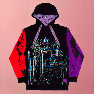 Loungefly: Disney Villains Colour Block Hoodie