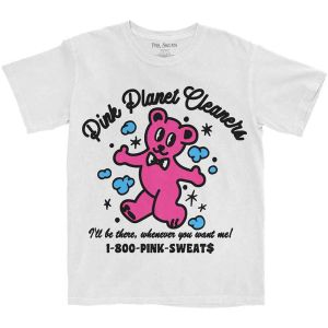 Pink Sweats: Pink Cleaners - White T-Shirt