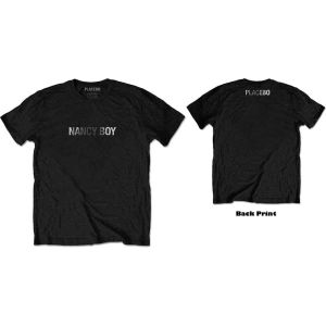 Placebo: Nancy Boy (Back Print) - Black T-Shirt