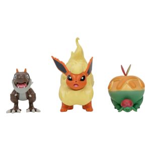Pokémon: Battle Figure Set 3-Pack Appltun, Tyrunt, Flareon (5cm) Preorder