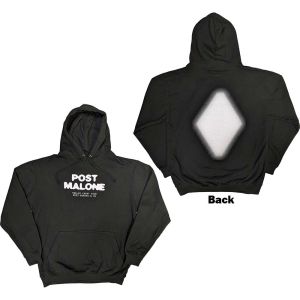 Post Malone: Carat (Back Print) - Black Pullover Hoodie