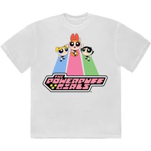 Power Puff Girls: Catch Flight - White T-Shirt