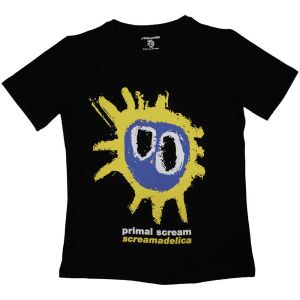 Primal Scream: Screamadelica - Ladies Black T-Shirt