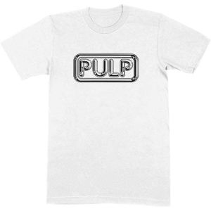 Pulp: Different Class Logo - White T-Shirt