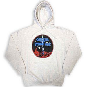 Queens Of The Stone Age: Branca Sword - Grey Pullover Hoodie