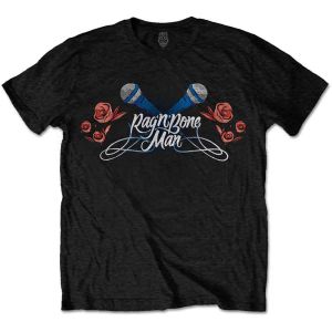 Rag'n'Bone Man: Mics & Roses - Black T-Shirt