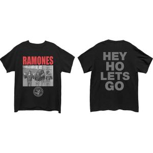 Ramones: Cage Photo (Back Print) - Black T-Shirt