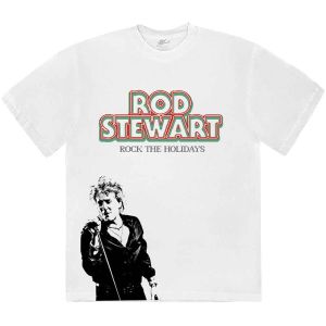 Rod Stewart: Rock The Holidays - White T-Shirt