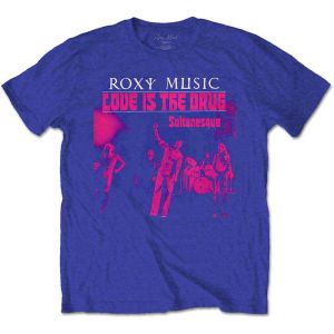 Roxy Music: Love Is The Drug - Royal Blue T-Shirt