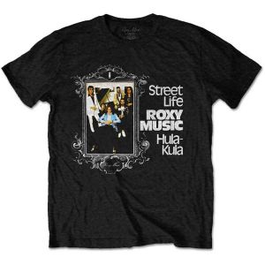 Roxy Music: Street Life Hula-Kula - Black T-Shirt