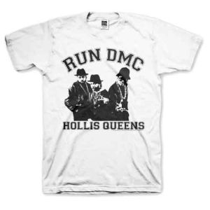 Run DMC: Hollis Queen Pose - White T-Shirt