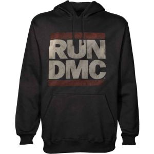 Run DMC: Logo - Black Pullover Hoodie