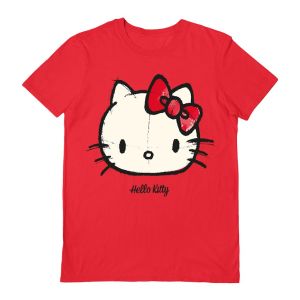 Sanrio: Hello Kitty Drawn Red T-Shirt