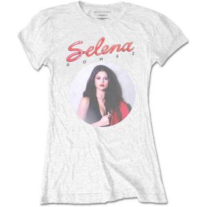 Selena Gomez: 80's Glam - Ladies White T-Shirt