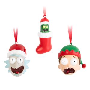 Rick & Morty: Christmas Decorations (Rick, Morty and Pickle Rick) Preorder