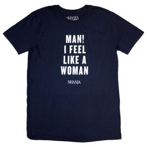 Shania Twain: Feel Like A Woman - Blue T-Shirt