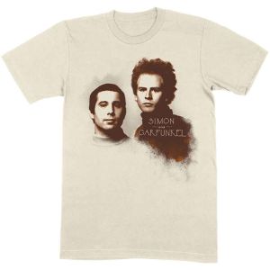 Simon & Garfunkel: Faces - Natural T-Shirt