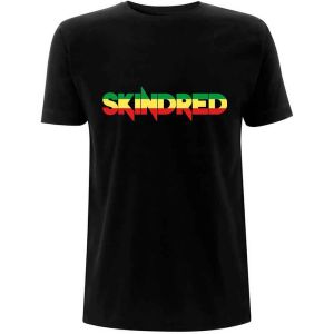Skindred: Rasta Logo - Black T-Shirt