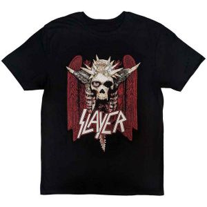 Slayer: Nailed Red - Black T-Shirt