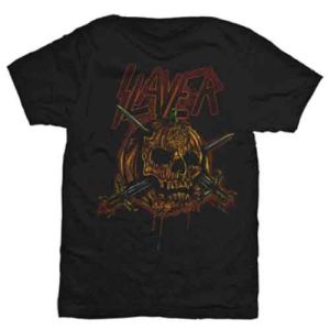 Slayer: Skull Pumpkin - Black T-Shirt