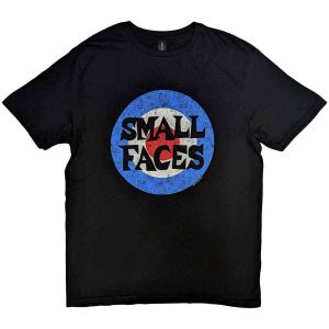 Small Faces: Mod Target - Black T-Shirt